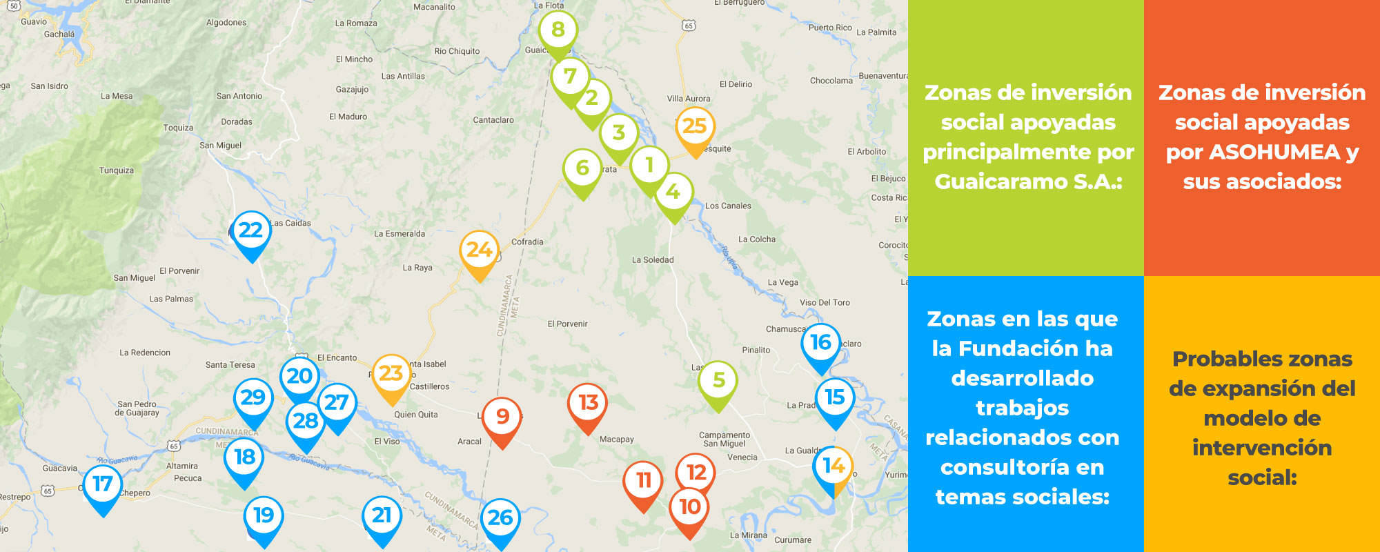 Imagen mapa Guaicaramo